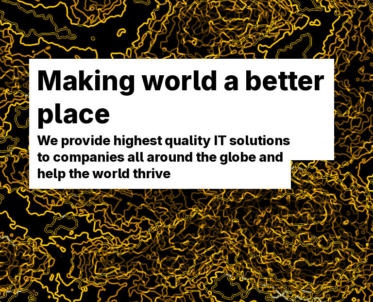 Making world a better place